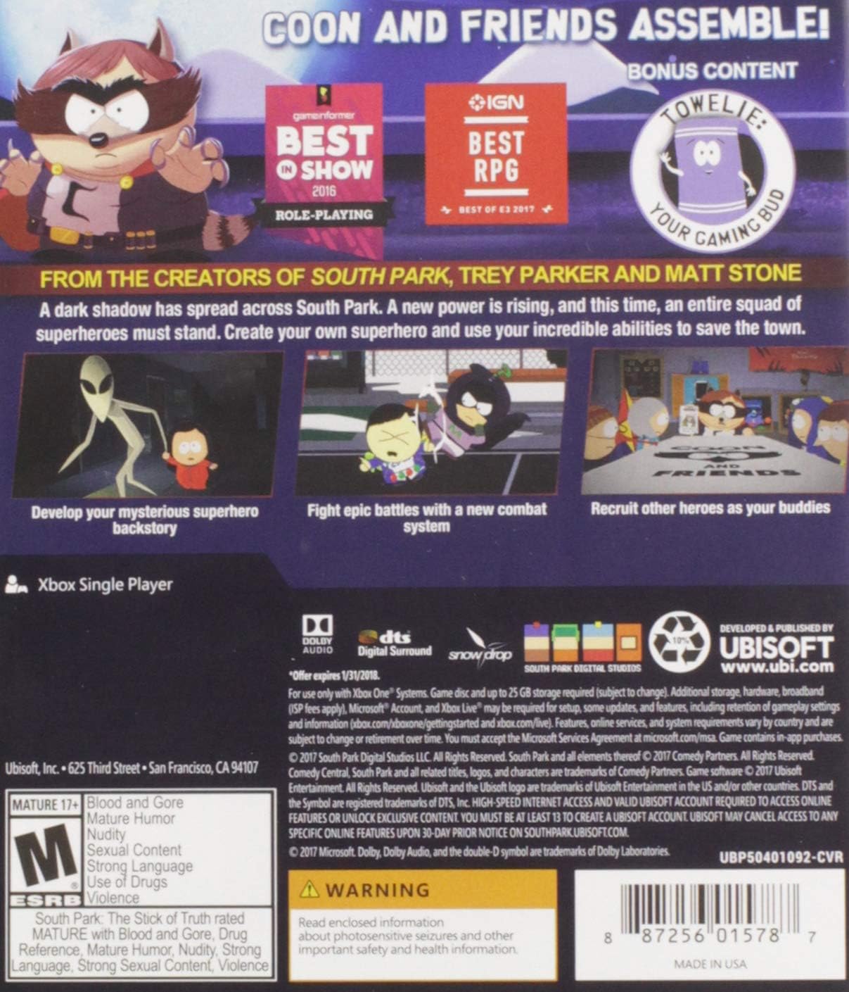 South Park: The Fractured But Whole - Xbox One