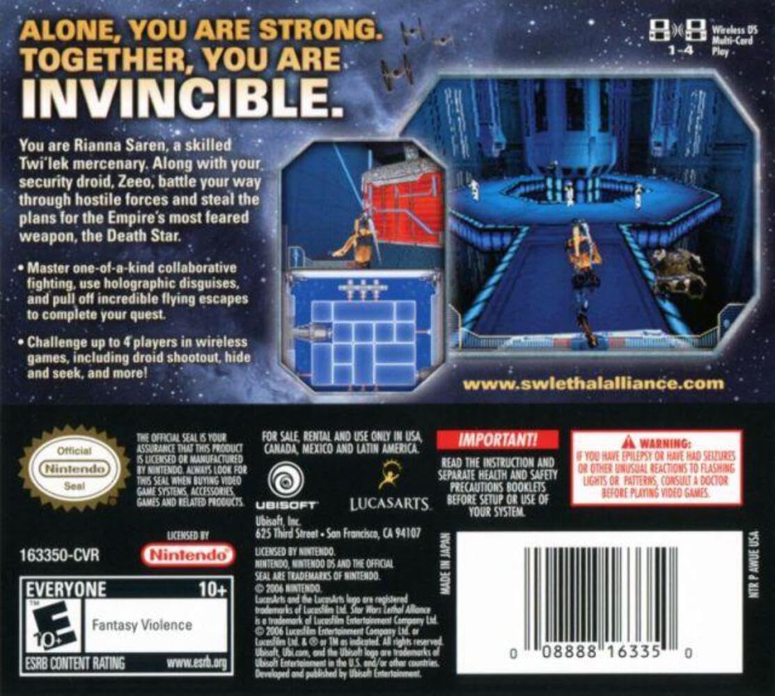 Star Wars Lethal Alliance - Nintendo DS