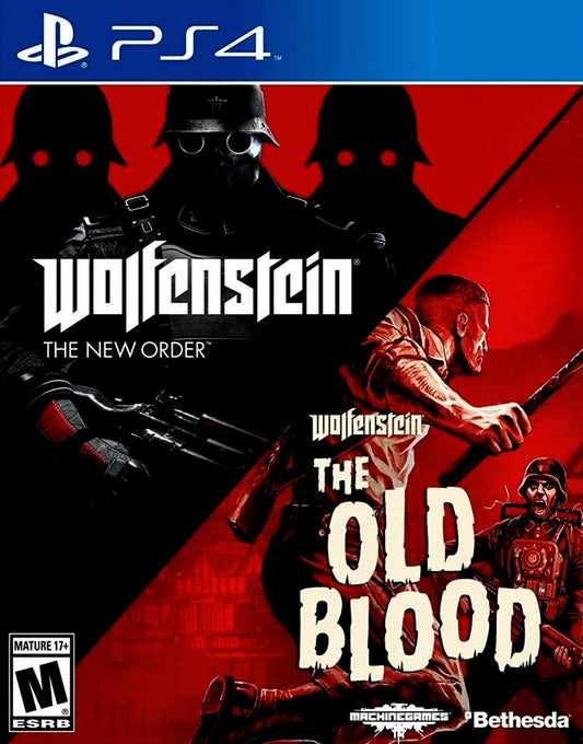 Wolfenstein The New Order and The Old Blood - Playstation 4 - Retro Island Gaming