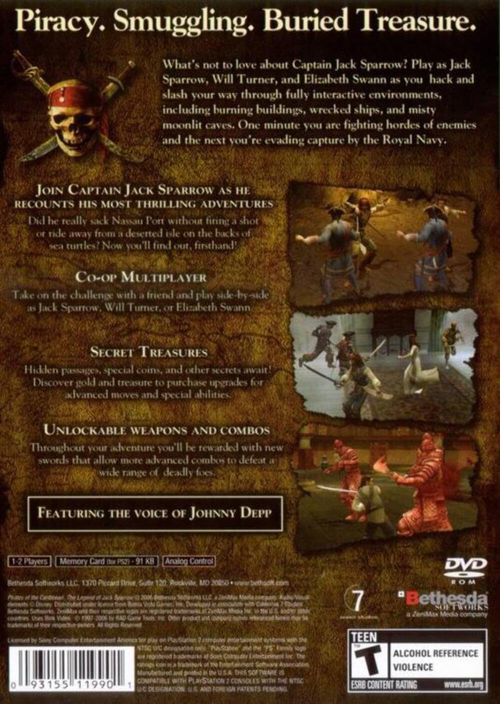 Pirates of the Caribbean: Legend of Jack Sparrow - Playstation 2