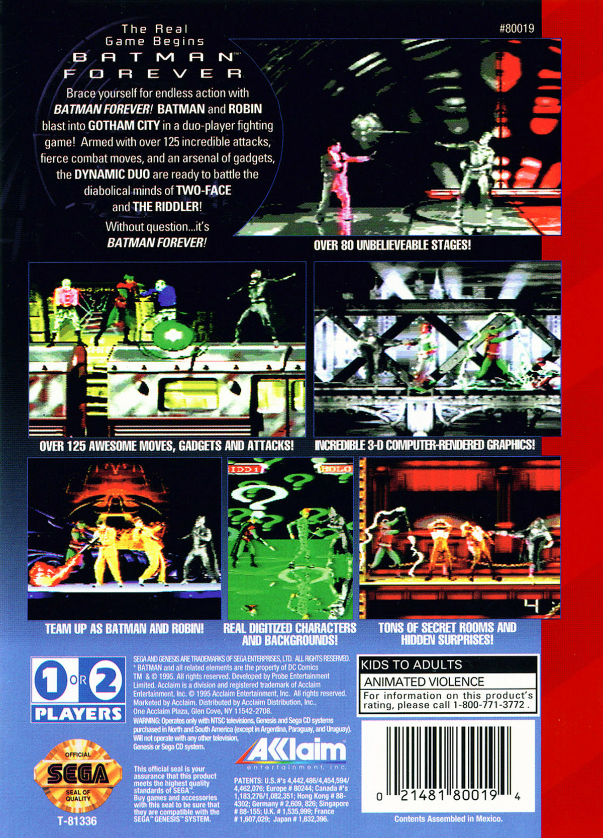 Batman Forever - Sega Genesis - Retro Island Gaming
