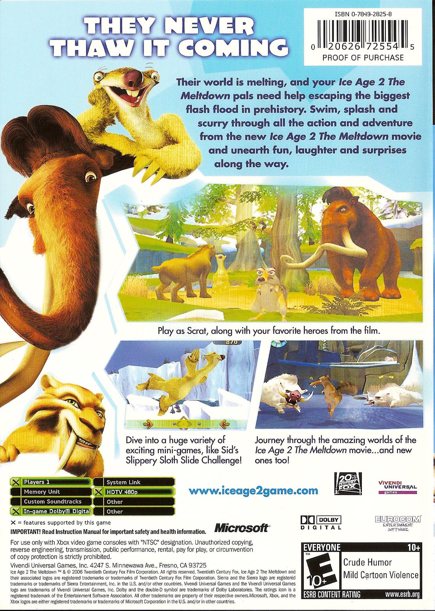Ice Age 2 The Meltdown - Xbox