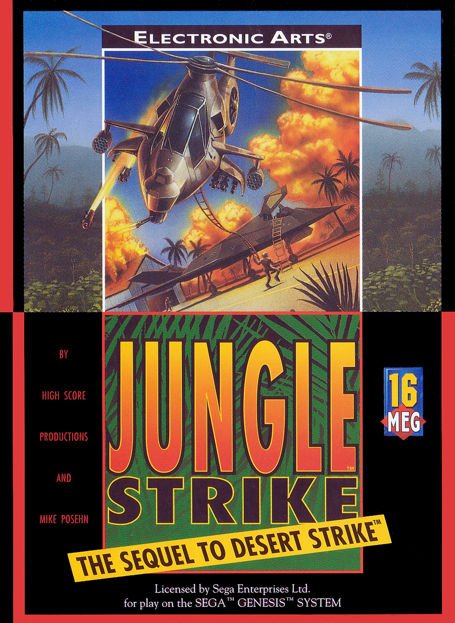 Jungle Strike - Sega Genesis