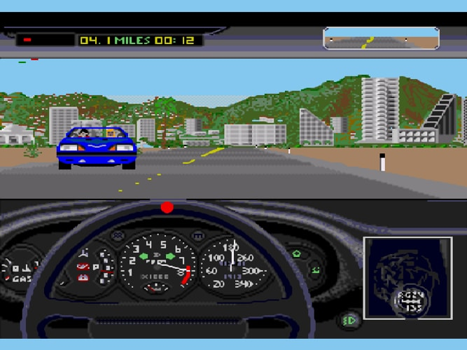 The Duel Test Drive II - Sega Genesis