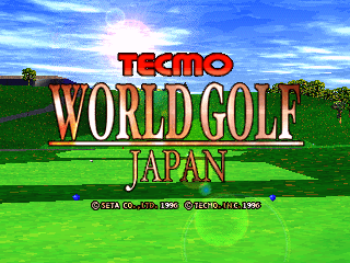 Tecmo World Golf - Playstation