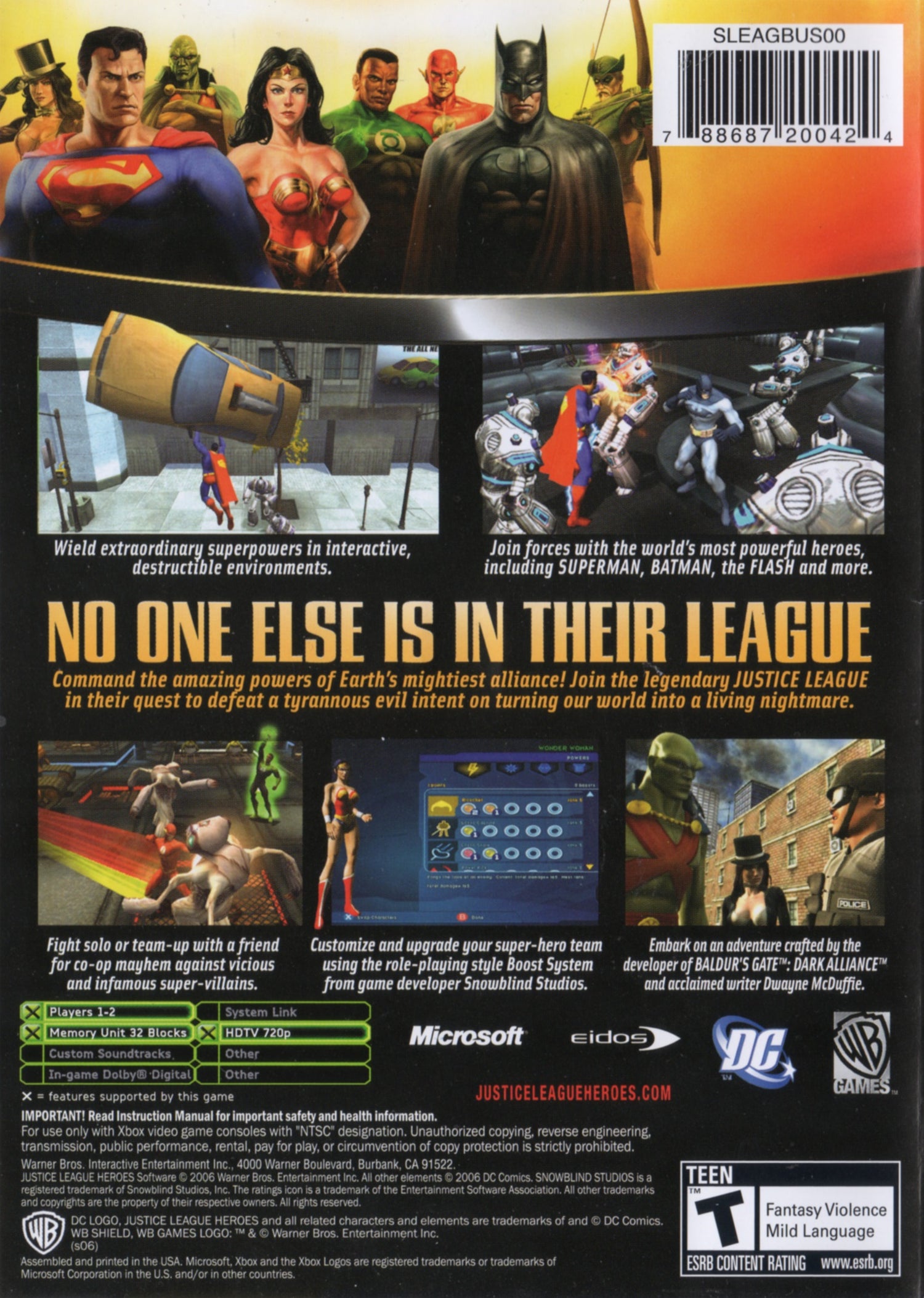 Justice League Heroes - Xbox