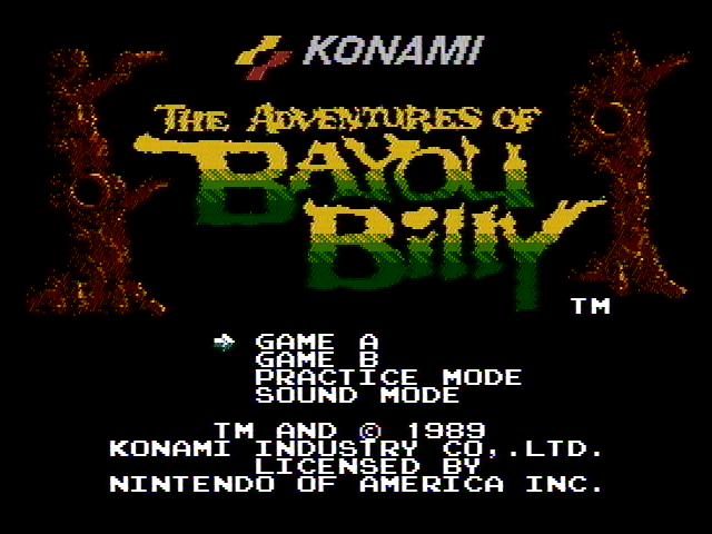 Adventures of Bayou Billy - NES