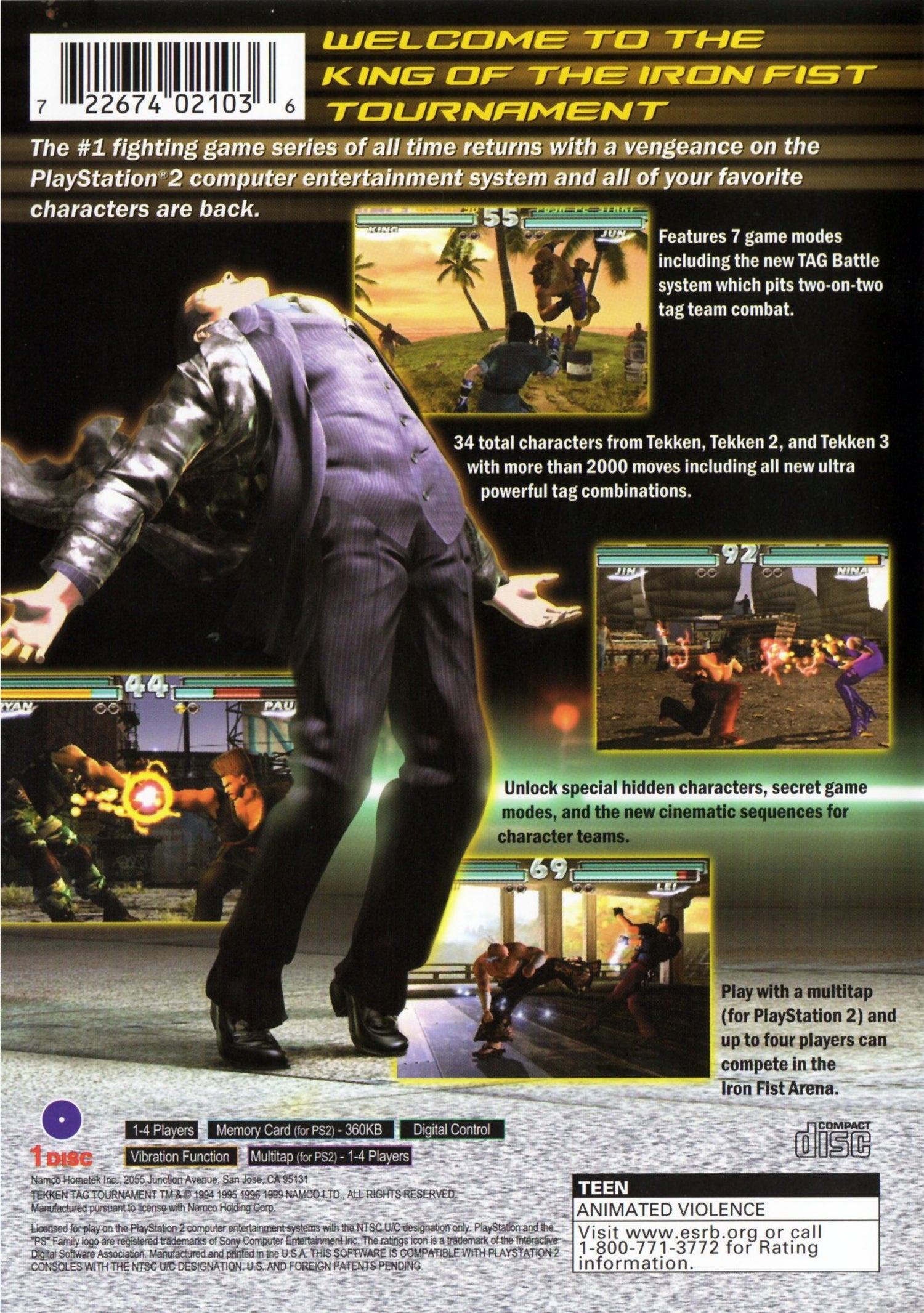 Tekken Tag Tournament - Playstation 2