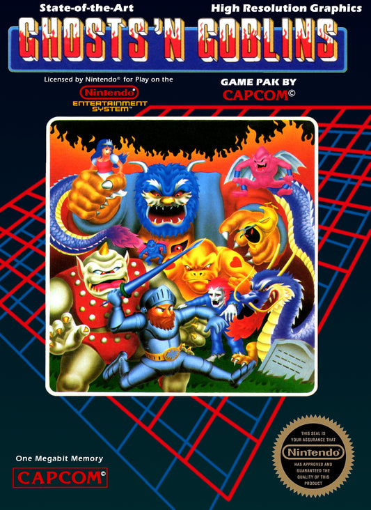 Ghosts 'n Goblins - NES - Retro Island Gaming