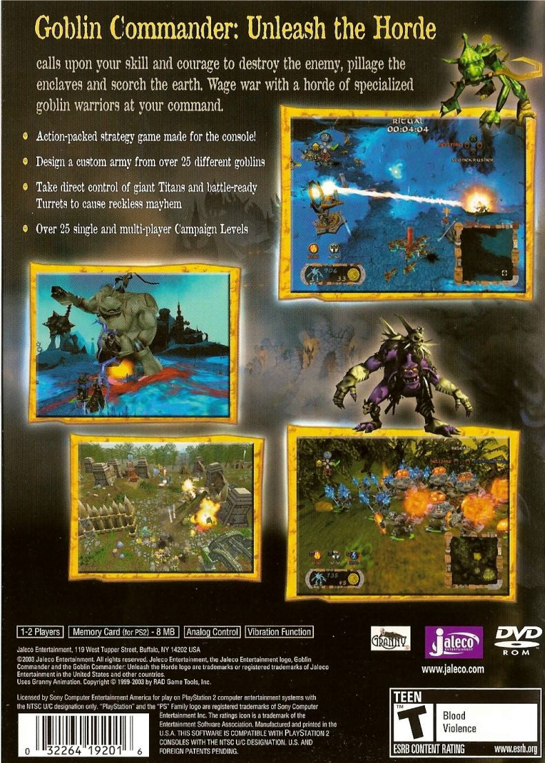 Goblin Commander - Playstation 2