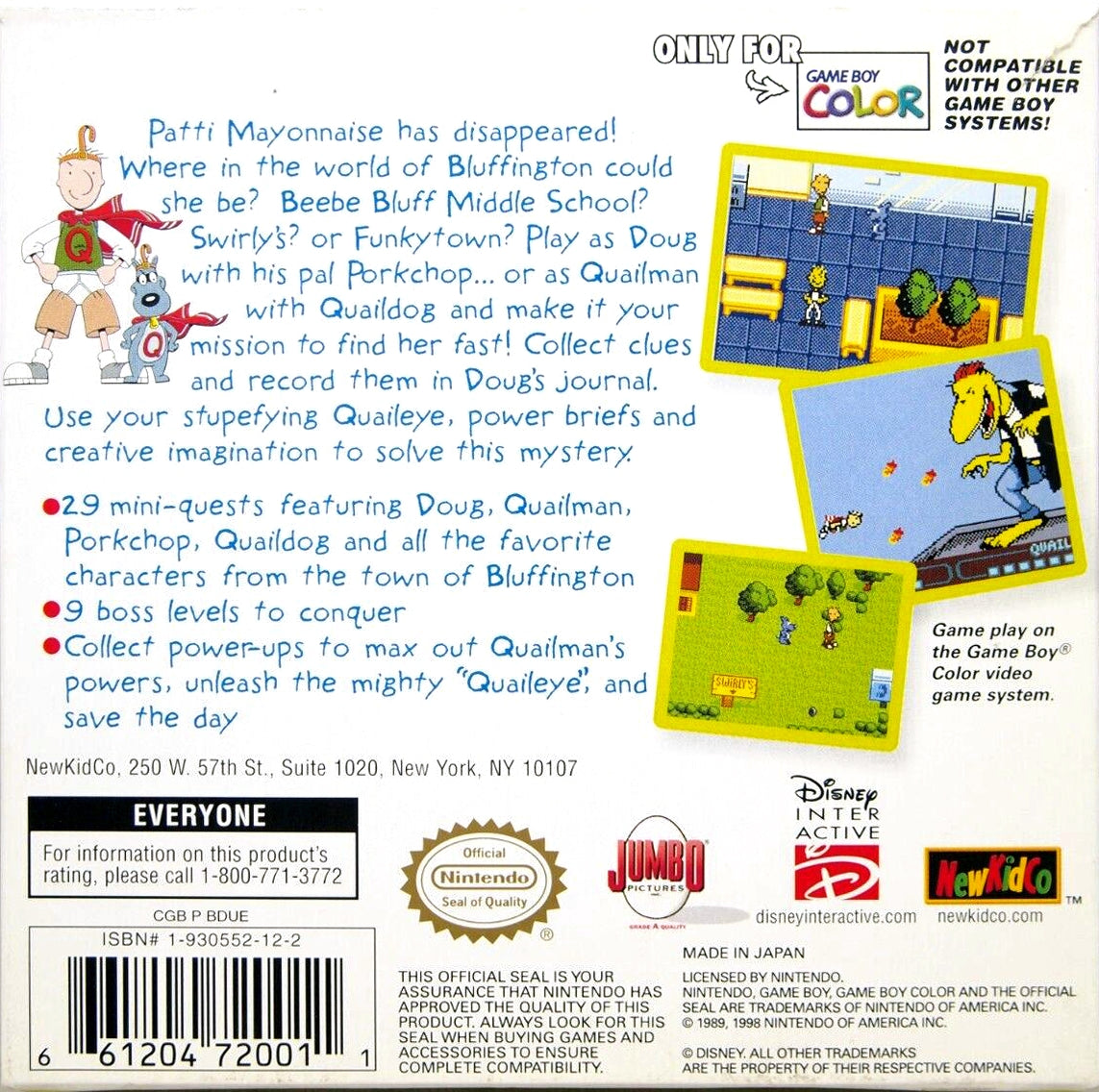 Doug's Big Game - GameBoy Color
