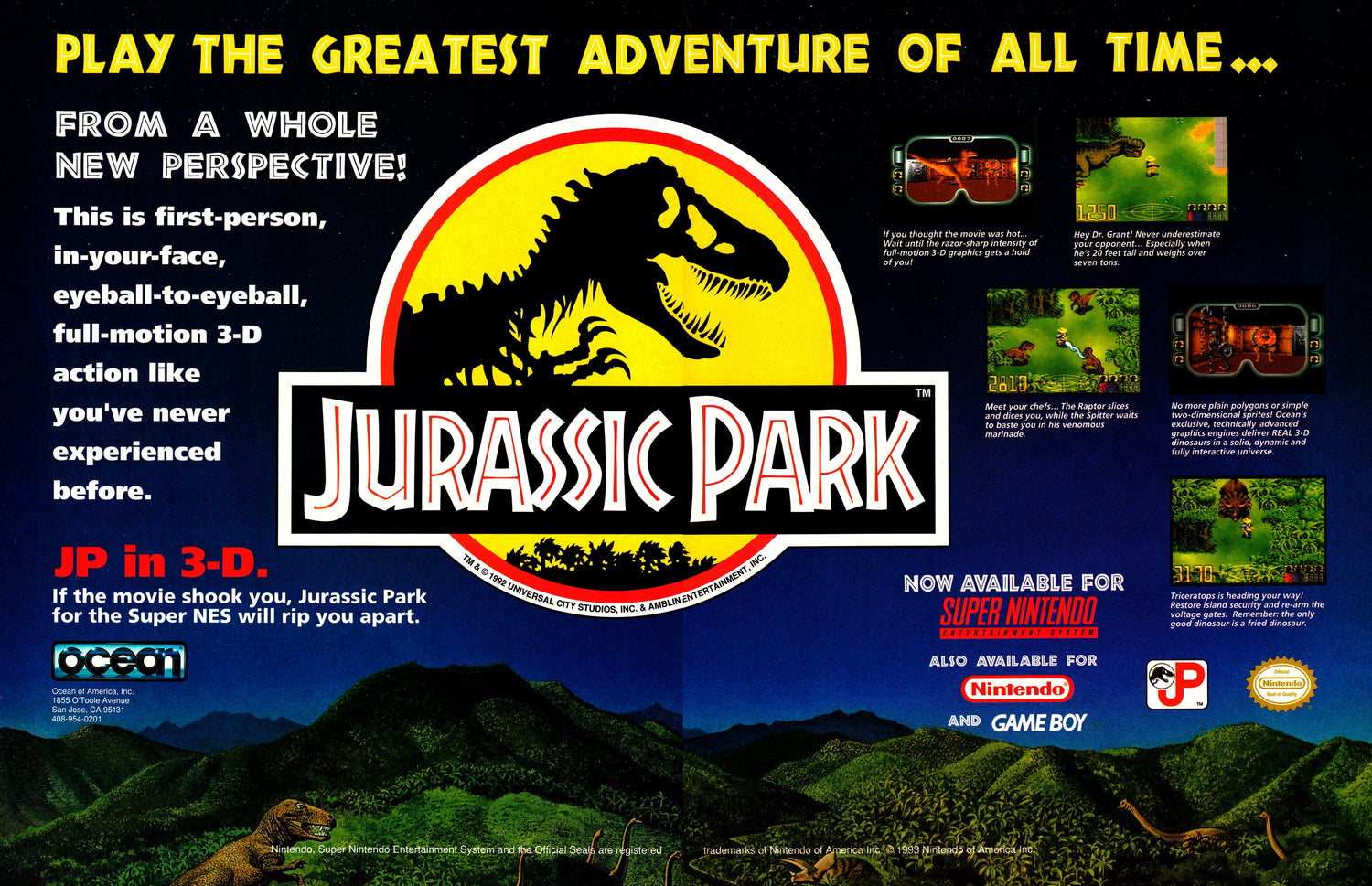 Parque Jurásico - Super Nintendo