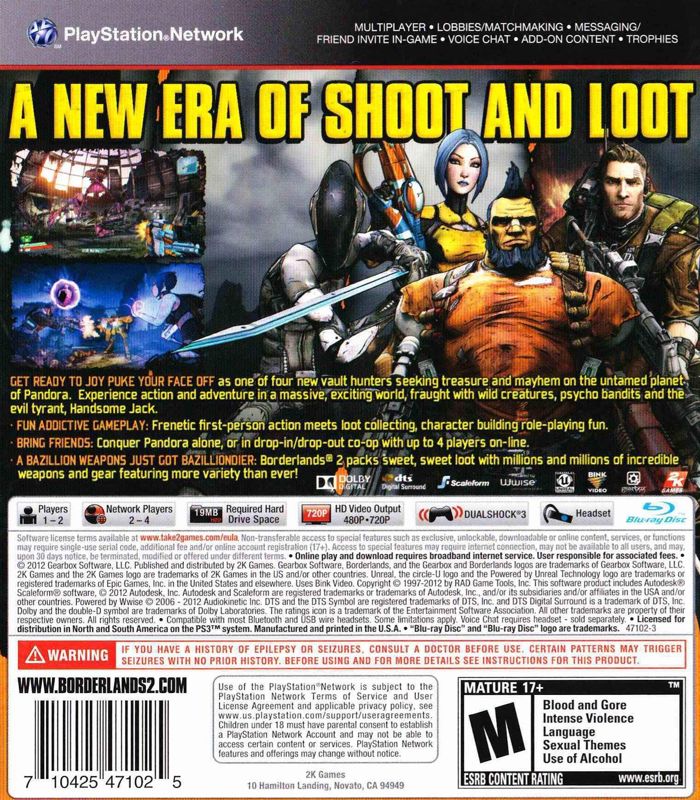 Borderlands 2 - Playstation 3