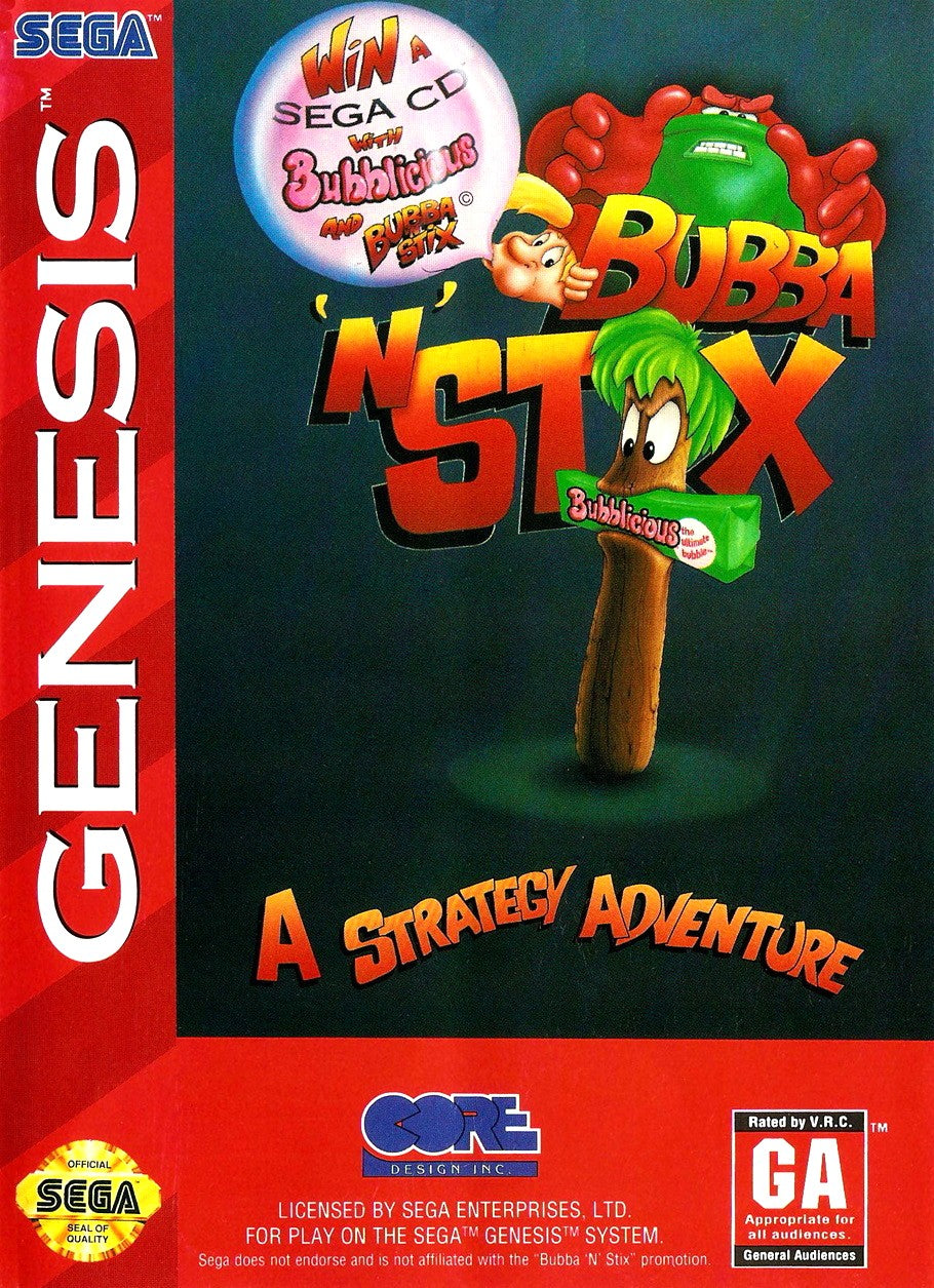 Bubba and Stix - Sega Genesis