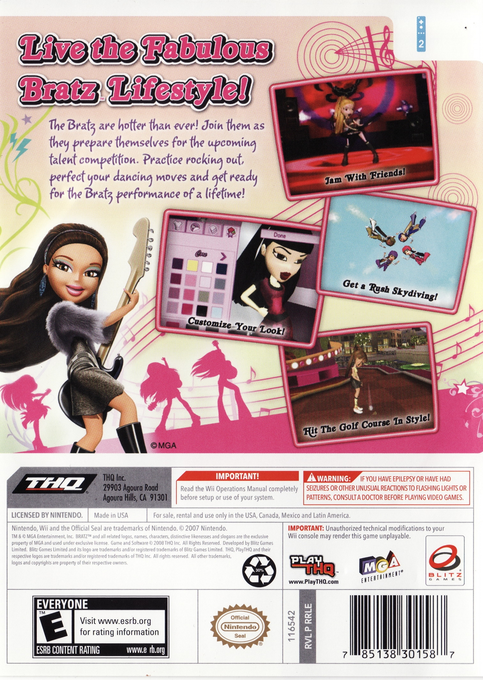 Bratz: Girlz Really Rock! - Wii