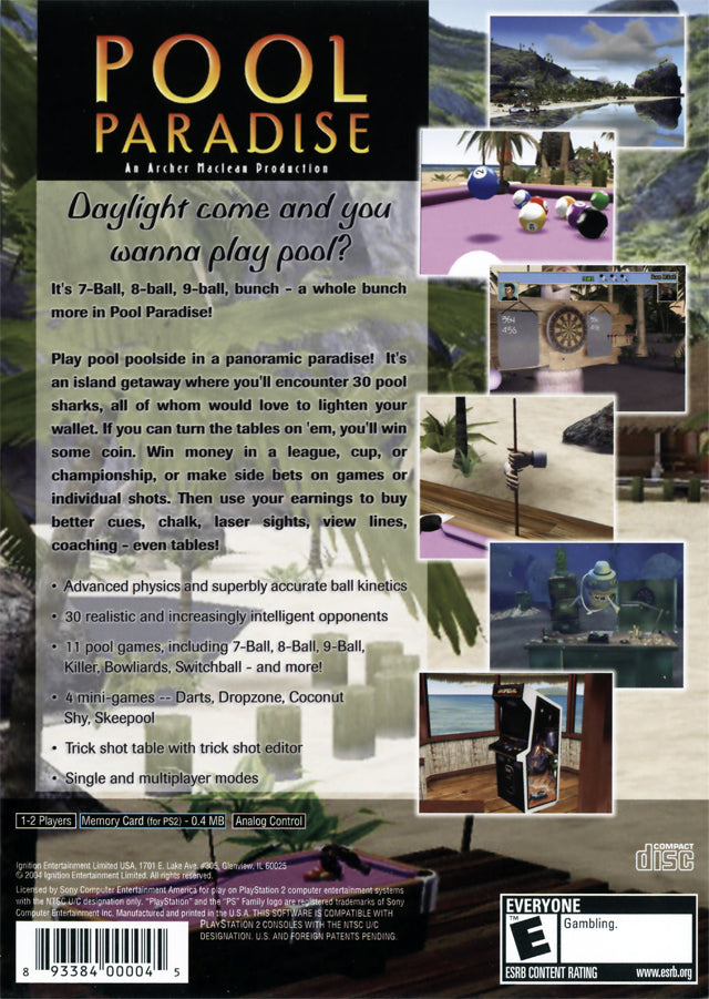 Pool Paradise - Playstation 2