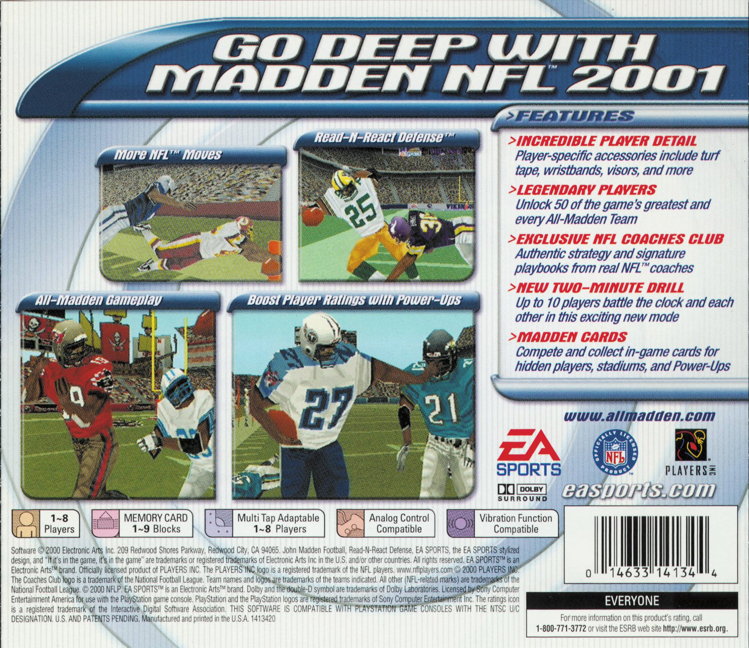 Madden 2001 - Playstation