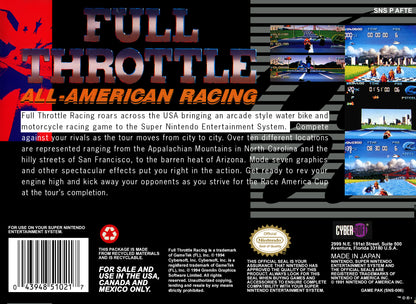 Full Throttle - Super Nintendo - Retro Island Gaming