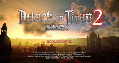 Attack on Titan 2 - Playstation 4