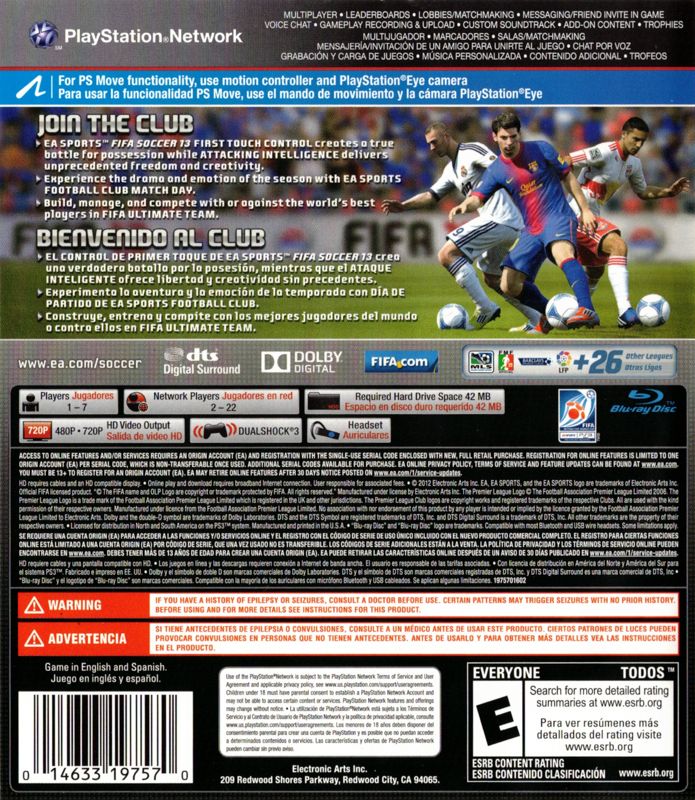 FIFA Soccer 13 - Playstation 3