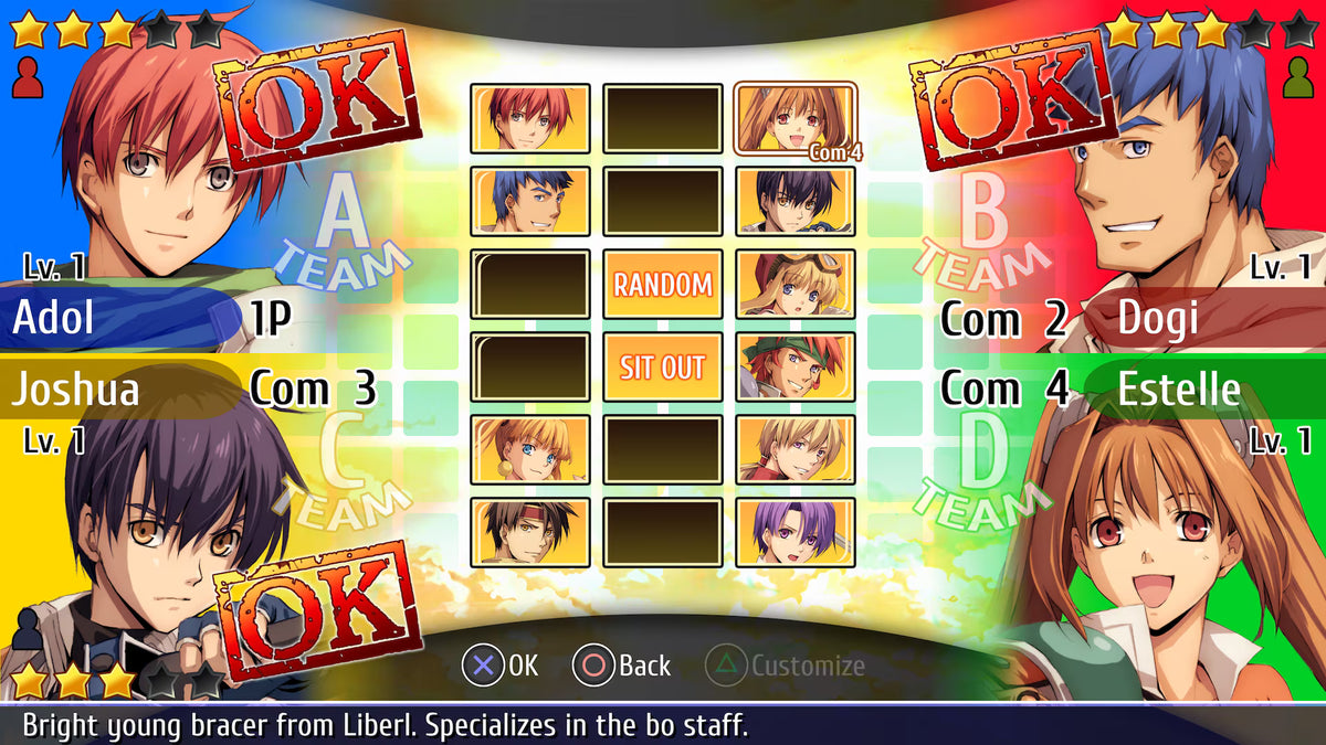 Ys Vs. Trails In The Sky: Alternative Saga - Playstation 4