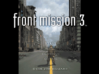 Front Mission 3 - Playstation