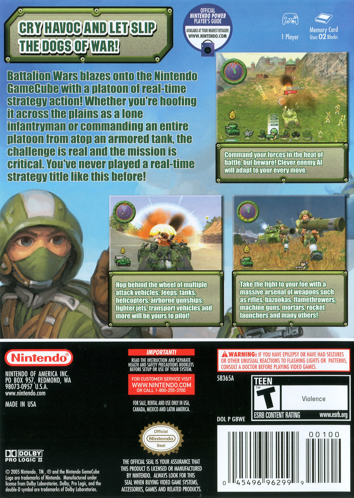 Guerras de batallones - Gamecube