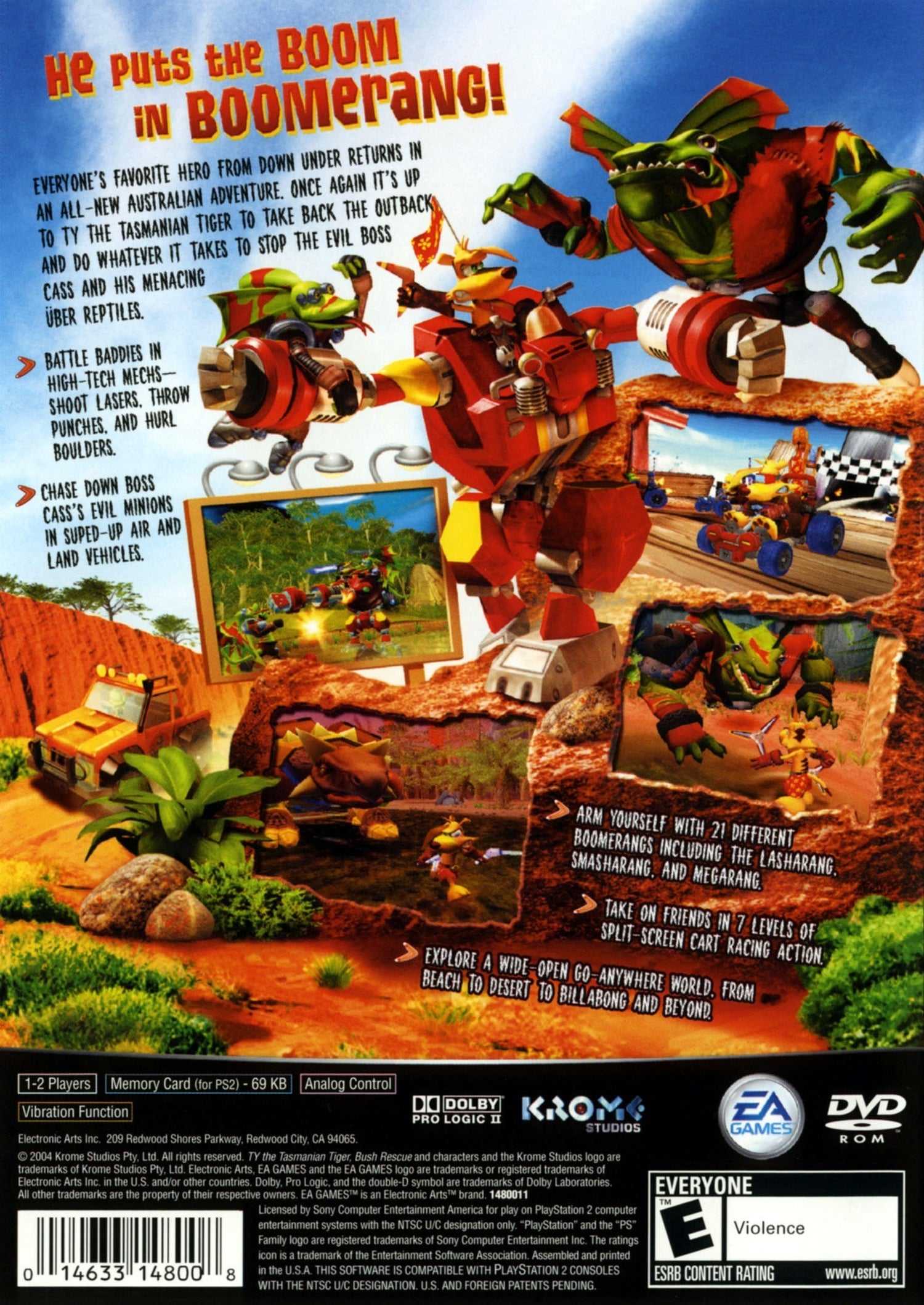 Ty the Tasmanian Tiger 2 Bush Rescue - Playstation 2