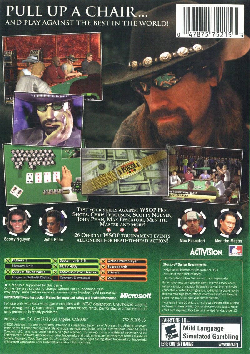 World Series of Poker - Xbox - Retro Island Gaming