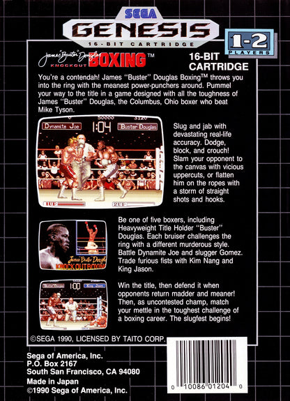 James Buster Douglas Knockout Boxing - Sega Genesis - Retro Island Gaming