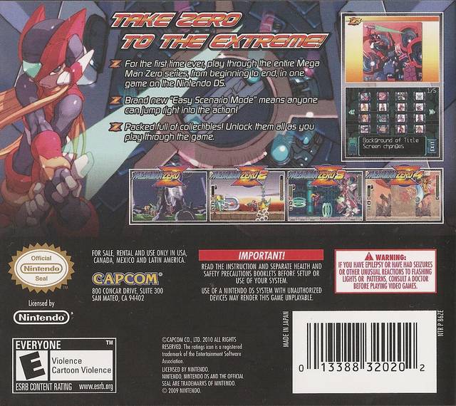 Mega Man Zero Collection - Nintendo DS