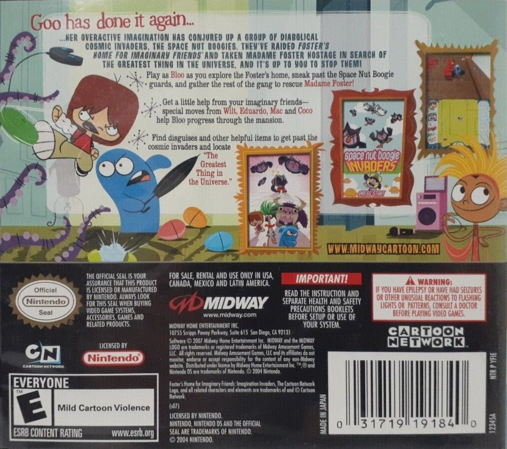 Foster's Home For Imaginary Friends Imagination Invaders - Nintendo DS