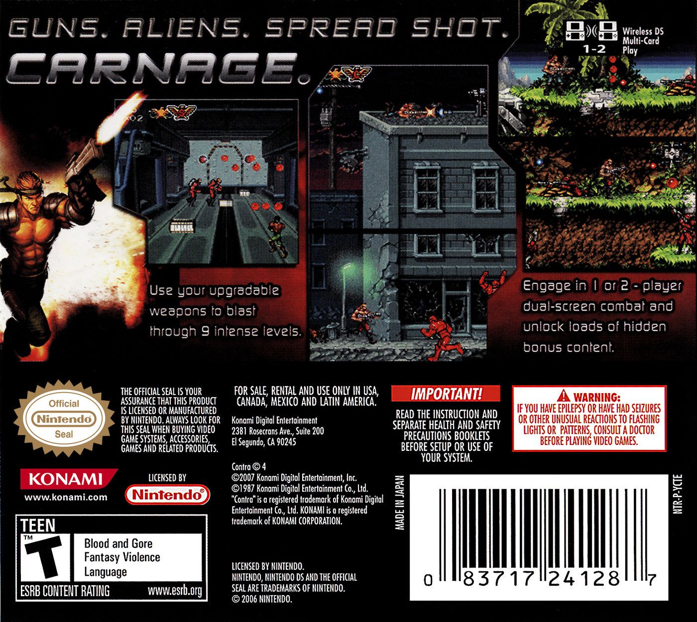 Contra 4 - Nintendo DS