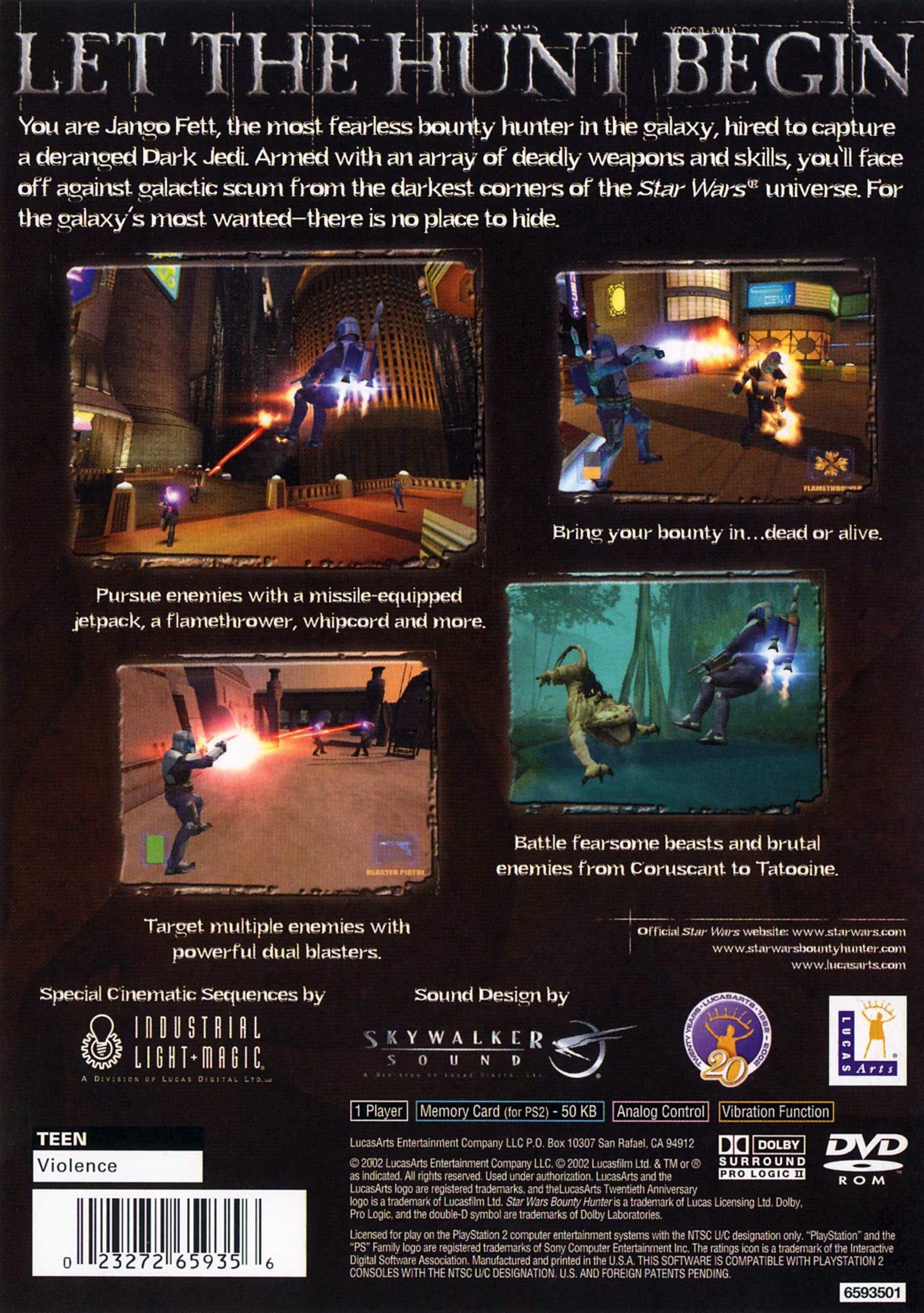Star Wars Bounty Hunter - Playstation 2