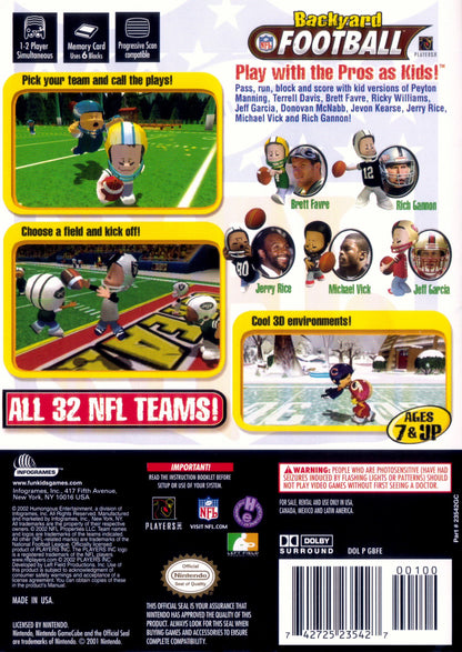 Backyard Football - Gamecube - Retro Island Gaming