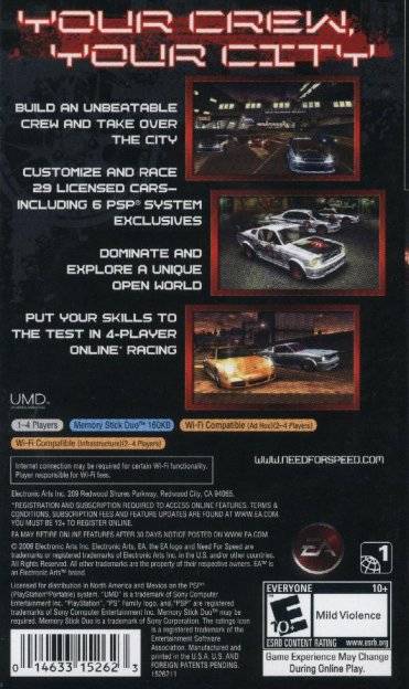 Need for Speed Carbon Own the City - PSP