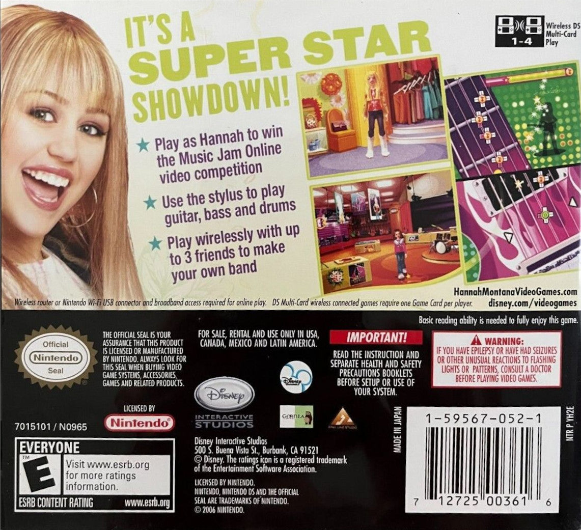 Hannah Montana Music Jam - Nintendo DS