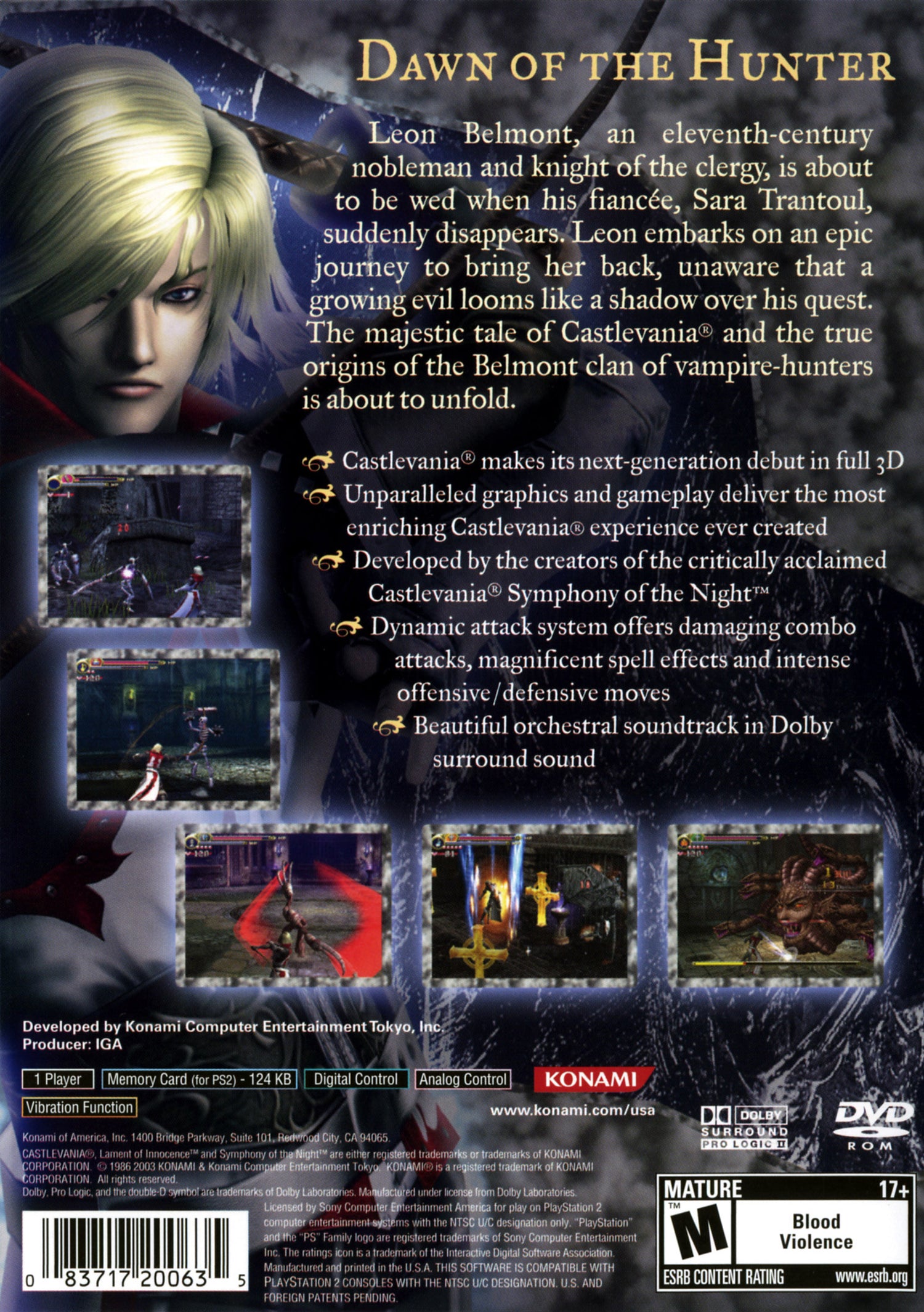 Castlevania Lament of Innocence - Playstation 2