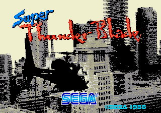 Super Thunder Blade - Sega Genesis