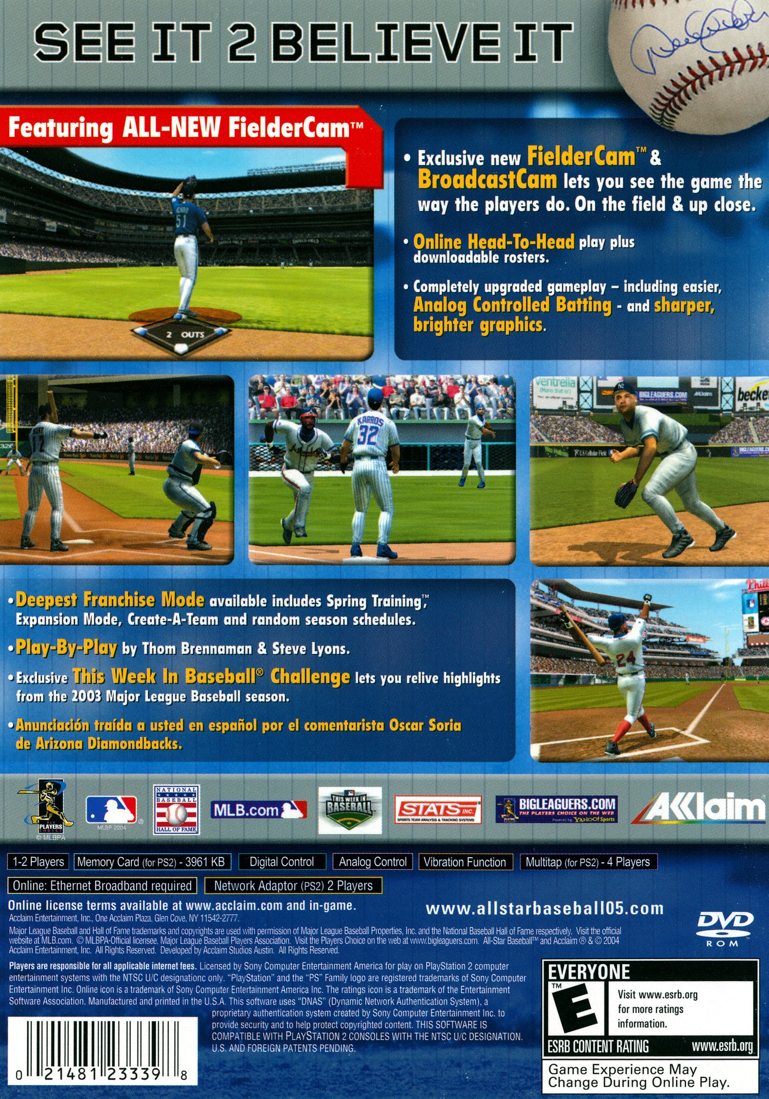 All-Star Baseball 2005 - Playstation 2
