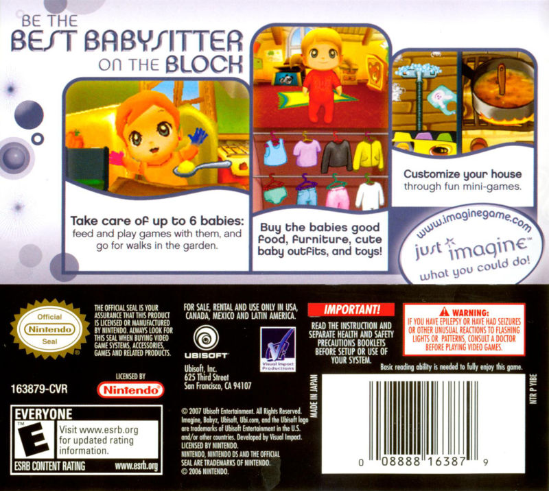 Imagine Babyz - Nintendo DS - Retro Island Gaming