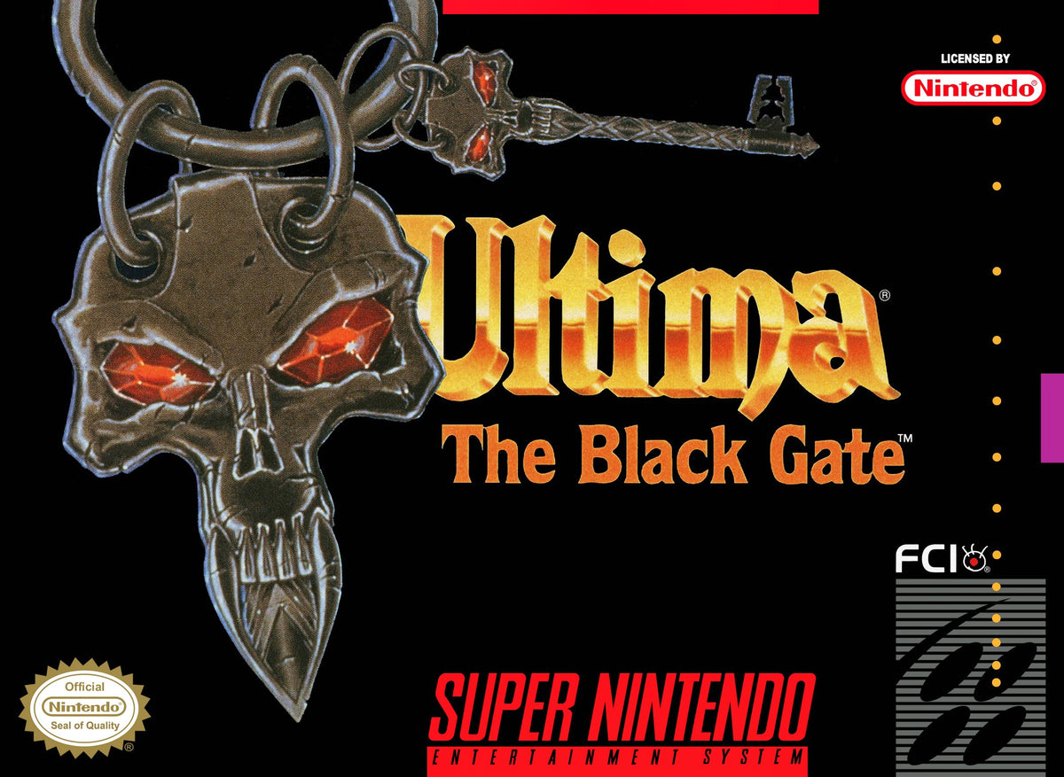 Ultima The Black Gate - Super Nintendo - Retro Island Gaming