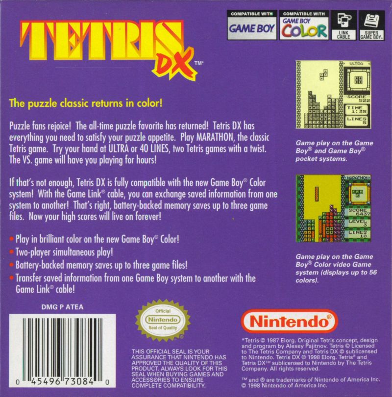 Tetris DX - GameBoy Color