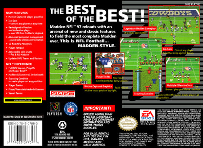 Madden 97 - Super Nintendo - Retro Island Gaming