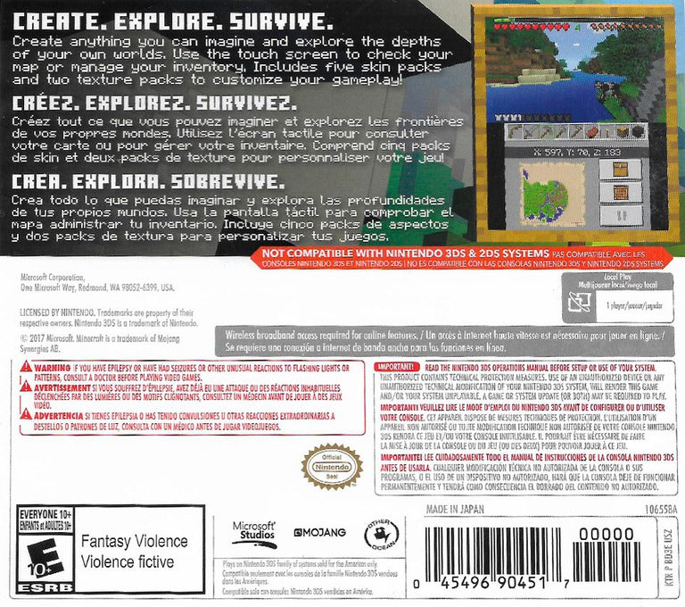 Minecraft New Nintendo 3DS Edition - Nintendo 3DS