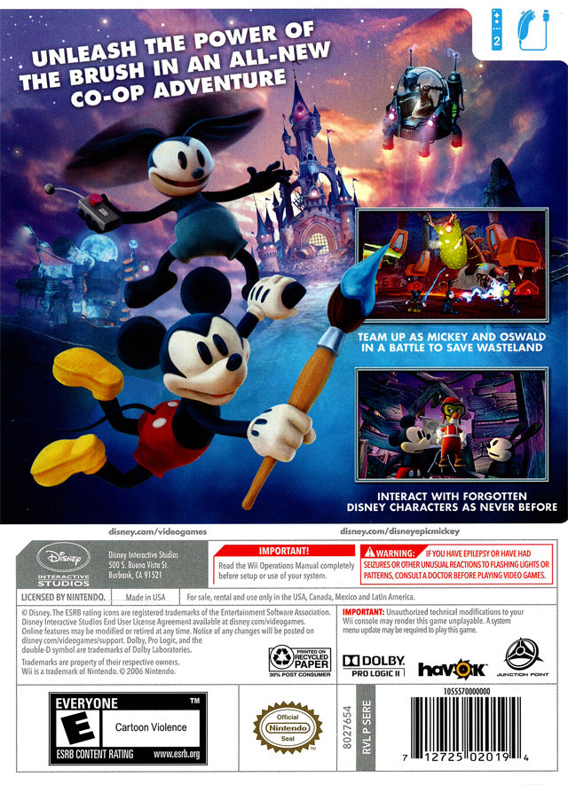Epic Mickey 2: The Power of Two - Wii