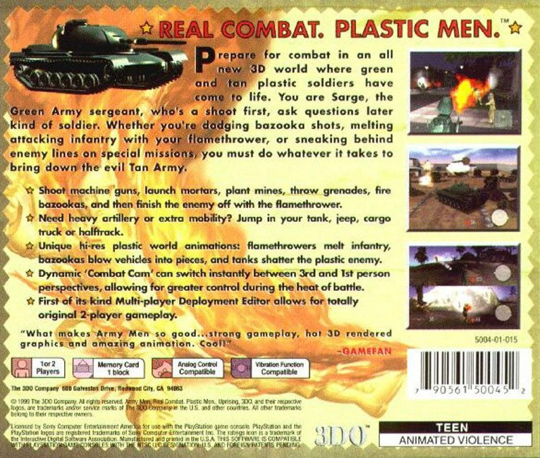 Army Men 3D - Playstation