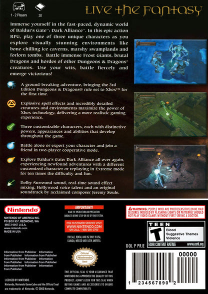 Baldur's Gate Dark Alliance - Gamecube - Retro Island Gaming