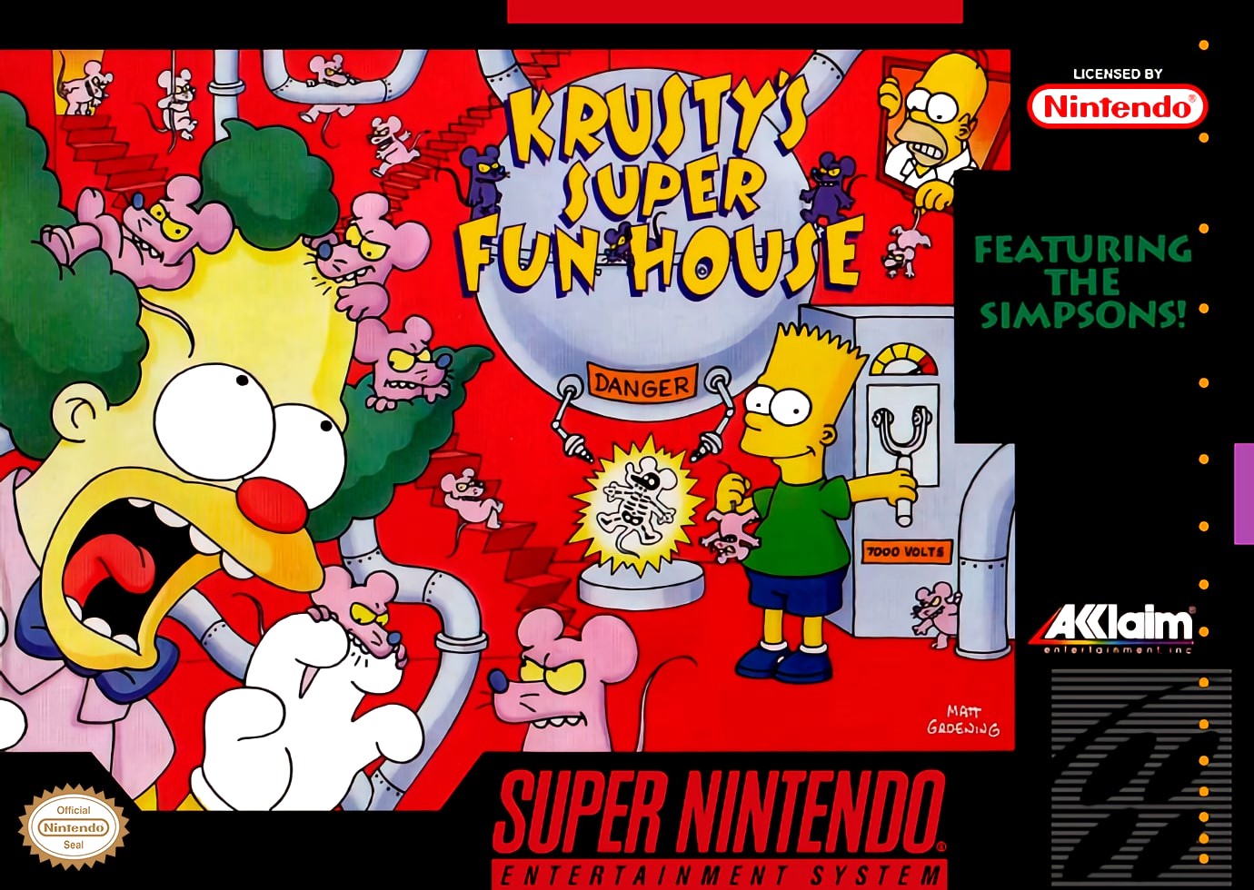 Krusty's Super Fun House - Super Nintendo