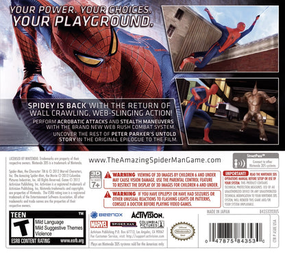 Amazing Spiderman - Nintendo 3DS